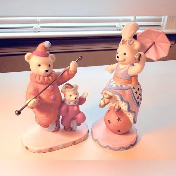 Vtg Avon Fine Collectibles Magnificent Porcelain Circus Bears - Picture 14 of 16
